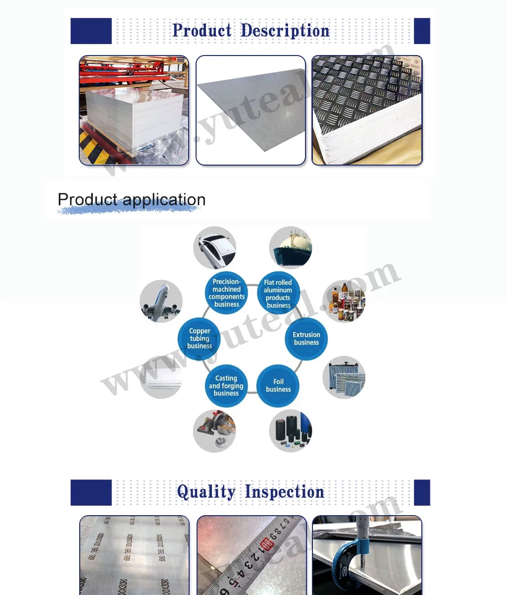 Industrial Aluminum Plate/Aluminium Alloy Plate/1050 1060 1100 1350 Aluminum Sheet 6061 6063 Factory Direct Sales / High Quality/ Metal